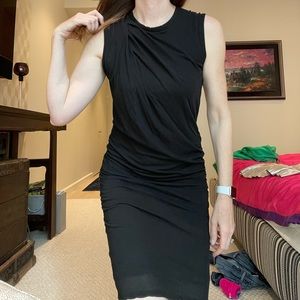 James Perse black cotton dress